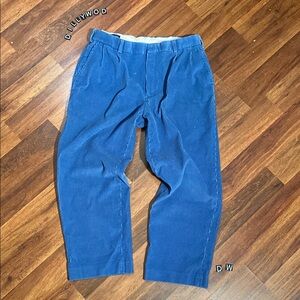 Lands’ End Men's Blue Corduroy Pants